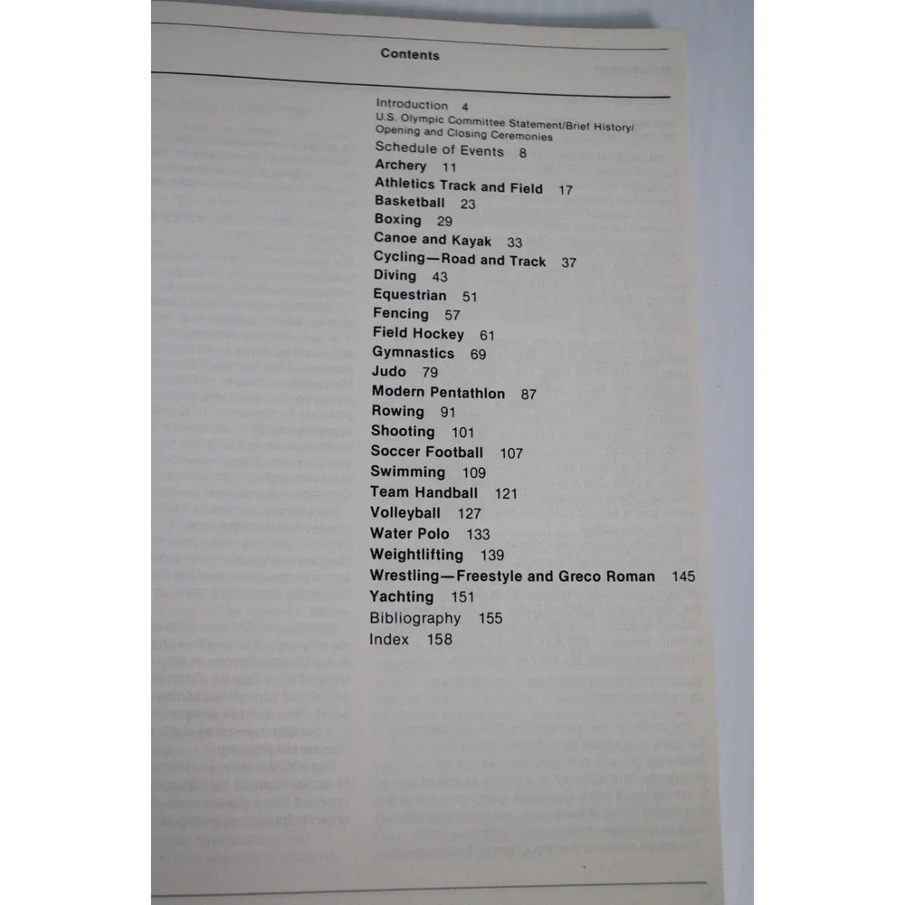 Vintage 1980 Moscow Olympics US Team Boycott Cookbook Schedule of Events 1979